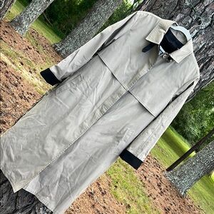 Vintage Classic London Fog Sherpa Lined Trench Rain Coat